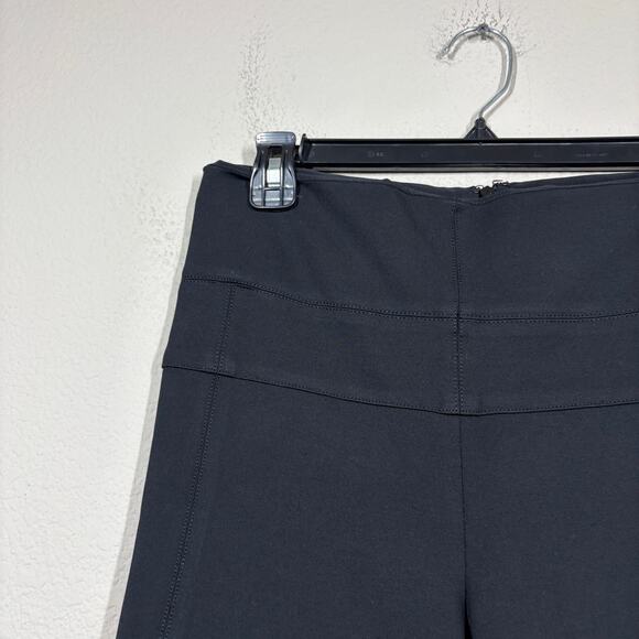 Veronica Beard Size 4 Zip Back High Waisted Leggings Pants Black Nylon Blend - Picture 3 of 9